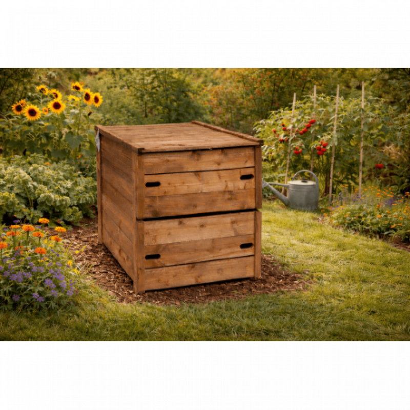 Composteur en bois : une solution durable pour les professionnels